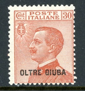 Italy 1925 Oltre Giuba 30¢ Orange Brown Scott #8 Mint L641 - Picture 1 of 6