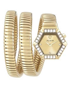 Philipp Plein Damen Gold 28mm Armband Modeuhr - Bild 1 von 4