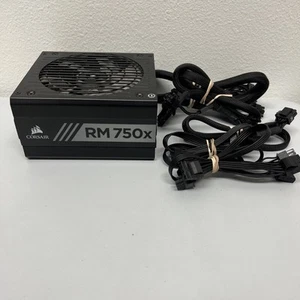 CORSAIR CP-9020179-NA RM750X 750 Watt 80 Plus Gold Fully Modular Power Supply - Bild 1 von 8