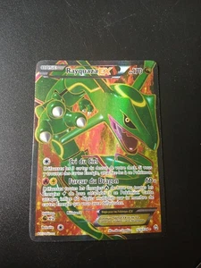 Carte Pokémon Rayquaza Ex 123/124 FA Full Art N&B Dragons Exaltés Noir Et Blanc - Foto 1 di 2