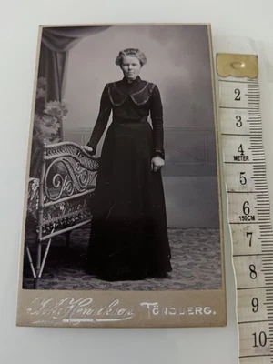 Foto antigua del estudio de cartón Suecia principios del siglo XX Foto 1 de 3