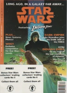 Star Wars December, 1992 Vol.1 Issue 3: Dark Horse Comics-2 Free Collector Cards - Picture 1 of 1