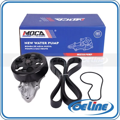 Bomba de agua con correa para Acura ILX 2013-2015 2012-2015 Honda Civic L4 2,4 L Foto 1 de 4