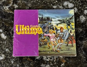 ULTIMA EXODUS Nintendo NES Game Original 1988 Instruction Manual Booklet *ONLY*
