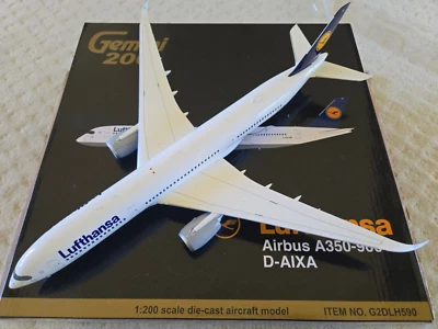 1:200 Gemini Jets Airbus A350-900 Lufthansa old livery D-AIXA G2DLH590 - Image 1 of 4