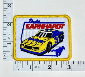 Embroidered Patch - Retro - NASCAR - Dale Earnhardt - #3 - Wrangler - Iron-on - Picture 1 of 1