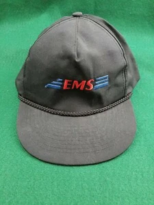 Emergency Medical Services (EMS) Black HAT Employee Embroidered CAP Strap - Picture 1 of 5