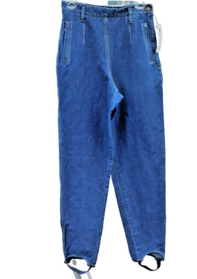 Pantalones de mezclilla Liz Wear de colección años 80 estribo para mujer talla 4 azul lavado medio nuevos de Lote Antiguo Foto 1 de 4