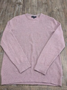 Maglione uomo Banana Republic girocollo manica lunga maglione rosa taglia L - Foto 1 di 5