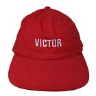 ATT Nakrycia głowy Męski kapelusz wsuwany Czerwony Haftowany Victor Logo Bradford Biały
