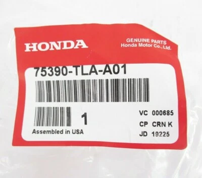 Moldura de apertura de rueda trasera de pasajero original Honda 75390-TLA-A01 17-21 CR-V Foto 1 de 4