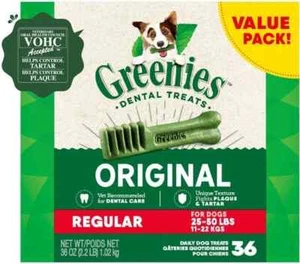Greenies Regular Original Chicken Flavor Dental Dog Treats - Picture 1 of 2