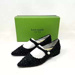 Kate Spade New York Maya Pearl Tweed Mary Jane Flat NIB Limited Edition Size 7 - Picture 1 of 6