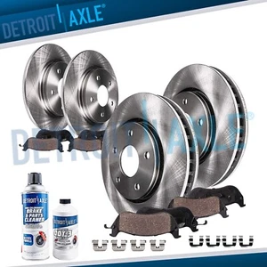 Front Rear Brake Rotors Ceramic Brake Pads Kit for 2012 2013 Kia Soul 1.6L 2.0L - Picture 1 of 8