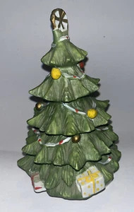 SANKYO Japan MUSIC BOX CHRISTMAS TREE Vintage 1980 plays JINGLE BELLS - Picture 1 of 4