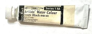 Winsor & Newton Artists' Water Color 5ml - Ivory Black Series 1AA 0102 331 - Picture 1 of 2