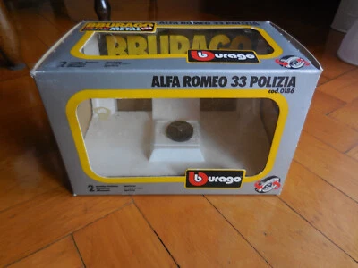 BOX e BASETTA alfa 33 polizia Burago - Immagine 1 di 4