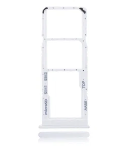 SAMSUNG GALAXY A12 (A125/2020) DUAL SIM CARD TRAY (WHITE) - Picture 1 of 1
