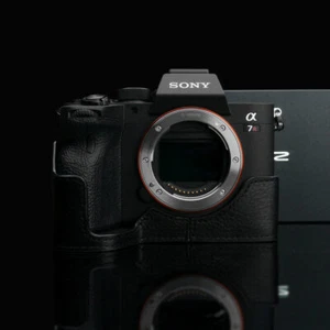 GARIZ Half Étui Noire Housse Pour Sonyalpha 7 R mk4 (Non Compatible Avec 7 Mk 4 - Imagen 1 de 8