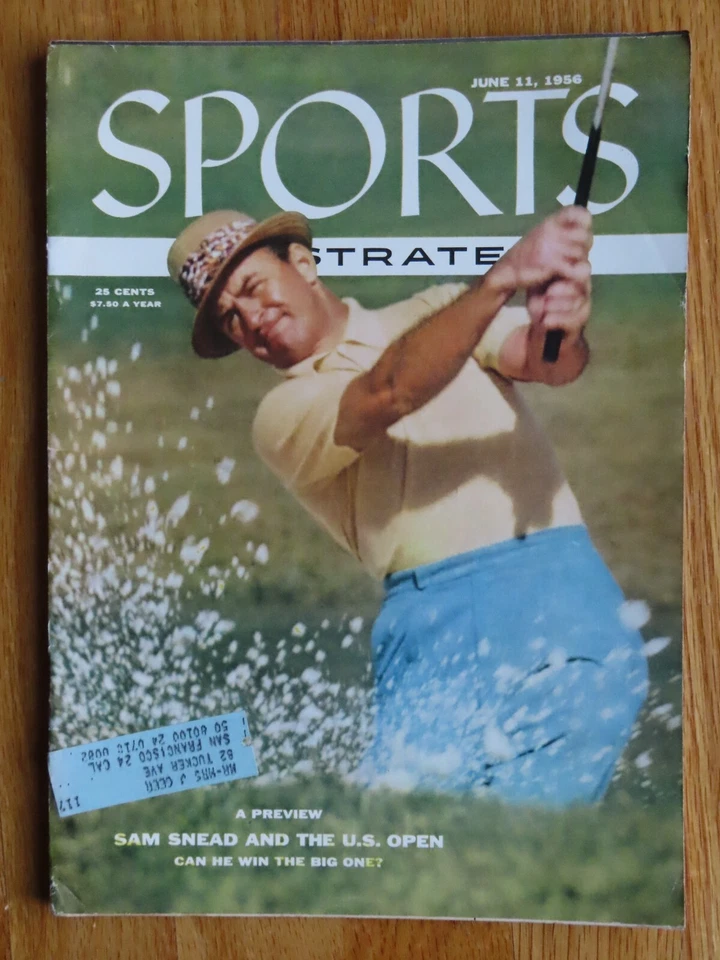 SAM SNEAD Sports Illustrated June 11,1956 Magazine MASTERS US OPEN PGA Champion - Image 1 of 1