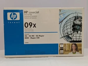 HP 09x (C3909X) Genuine OEM High Volume Black Toner Cartridge - Factory Sealed - Picture 1 of 4