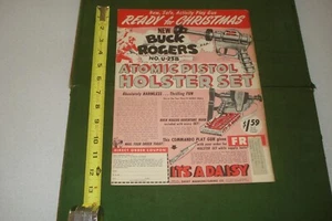 Vintage 1947 Buck Rogers U-238 Atomic Pistol by Daisy - ORIGINAL AD 10" X 13" - Picture 1 of 6