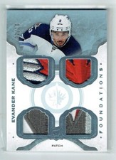 14-15 UD Upper Deck The Cup Foundations  Evander Kane  /10  Quad Patches