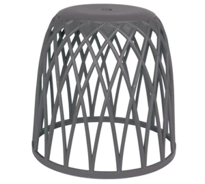 WENKO Badhocker Omio Anthrazit, Hocker, Sitzhocker, Wohnhocker, 38 l - Bild 1 von 4