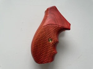 New Grips For Ruger SP 101 Checkering Hardwood Handmade Hardwood#Sp03 - Picture 1 of 6