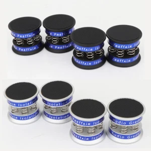 4PCS Aluminum Alloy Audio Speaker Turntable Isolation Feet Stand Springs Pad DIY - Picture 1 of 19