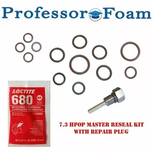 13 juntas tóricas, enchufe + loctita compatible para bomba de aceite Ford '94-'03 7,3 L HP - Imagen 1 de 1
