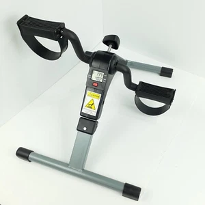 Under Desk Fitness Bike Pedal Stationary Resistance Exercise Portable Digital - Picture 1 of 20