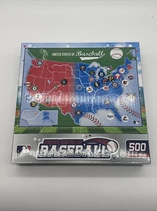 Puzzle 500 Piece MLB United States Of Baseball. Brand New in Box ! Christmas - Picture 1 of 6