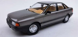 1:18 Scale Audi 80 B3 1989 Grey Vehicles Road Collection New - Foto 1 di 1