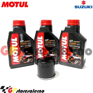 OIL CUTTING + FILTER MOTUL 7100 10W30 SUZUKI 800 VZ MARAUDER 2003 - Picture 1 of 1