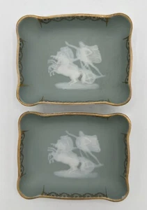 Vintage Limoges Trinket Roman Chariot Set of 2 France - Picture 1 of 2