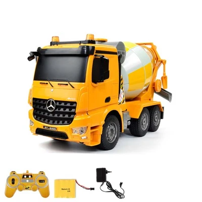 RC ferngesteuertes Betonmischer für Kinder, Baustellen-Fahrzeug, Auto, Bagger - Bild 1 von 4