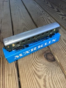 Vintage Marklin #4037 German Passenger Express Car Blue Box Excellent Condition. - Picture 1 of 8