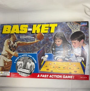 Bas-Ket basketball game ages 5+ vintage family fun tabletop action block party - Picture 1 of 10