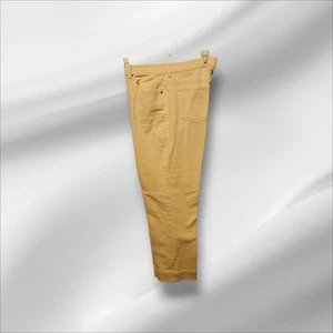 Gloria Vanderbilt Amanda Jeans 14 Yellow Straight Leg *READ * - Picture 1 of 6