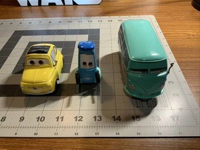 Coches Disney Pixar VW autobús, Fiat, carretilla elevadora Foto 1 de 4