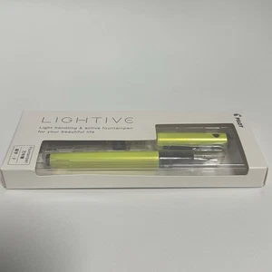 Pilot Lightive Fountain Pen Yellow Lightweight Japanese Design Used - Picture 1 of 3