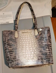 Brahmin Asher große Tasche Schultertasche Krokoprägung Leder. - Bild 1 von 7