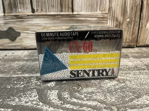Cintas de casete de audio Sentry 60 minutos calidad premium CX-60 paquete de 5 grabables - Imagen 1 de 7