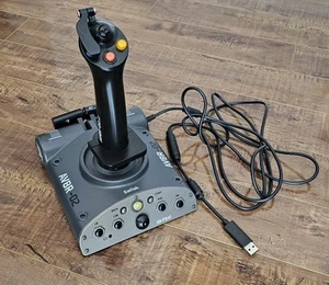 Saitek SN-PS41 Xbox 360 Aviator Flight Stick Joystick Controller AV8R-02 TESTED - Picture 1 of 18