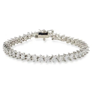 Absolutes Sterlingsilber magischer Magnetverschluss Sternform Linie Armband, 8" - Bild 1 von 1