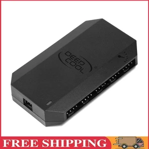 FH-10 10 portów Wentylator chłodnicy PIASTA Splitter 3Pin / 4Pin PWM Adapter przedłużający do - Zdjęcie 1 z 12
