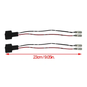 Pair 18cm For Audi Plastic Speaker Cable Wiring Harness Adapter Plug Connector - Picture 1 of 9