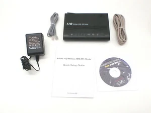 ADSL2+ MODEM ROUTER WIRELESS 11G NETWORK LAN ADSL 4-PORT IEEE TI8511G-3 4PORT - Picture 1 of 9