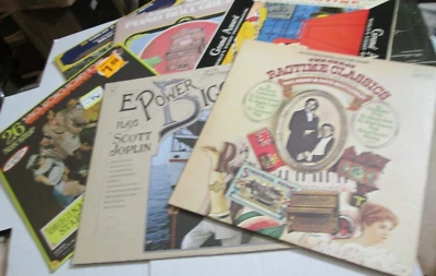 7 RAGTIME JAZZ PIANO ROLL ORGAN HONKY TONK RECORD LP LOT VINYL NM MADDOX O'TOOLE - Image 1 of 4
